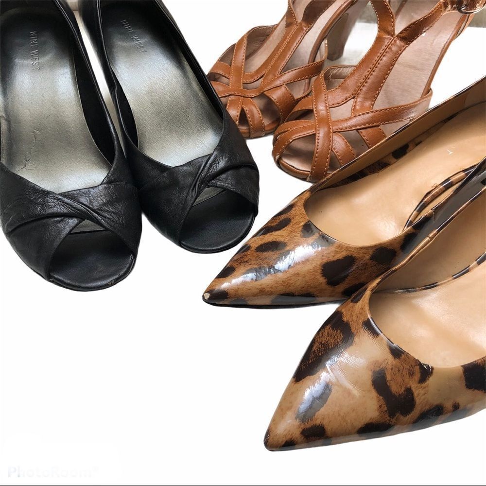 Nine West Set of 3 Pairs of Size 7 Shoes (Flawed) - Picture 3 of 17